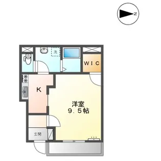 メイプル ガーデン【00102号室】の間取り