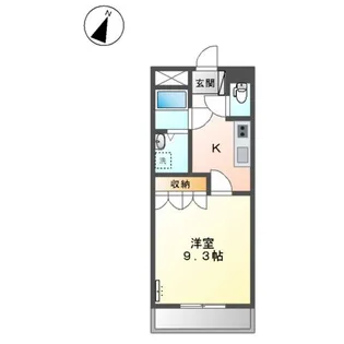 ライトニング フォレスト【00102号室】の間取り
