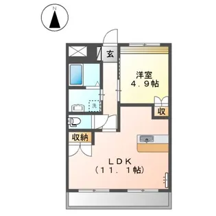 ライズ メゾン【1階】の間取り
