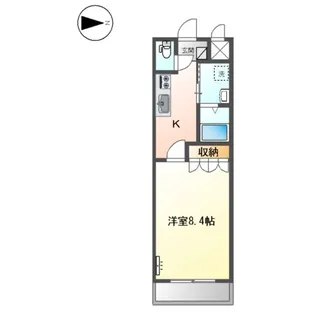 ブルーム千歳【00205号室】の間取り