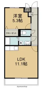 エクシア南春日【2階】の間取り