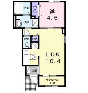 サントレンチホームズ【1階】の間取り