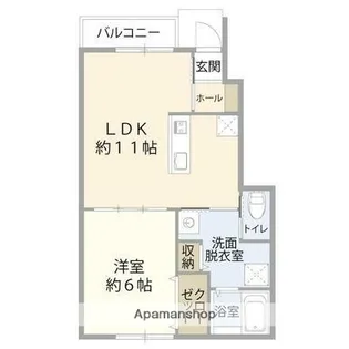 イルミナーレ原新町【103号室】の間取り