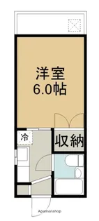 サニーサイド【202号室】の間取り
