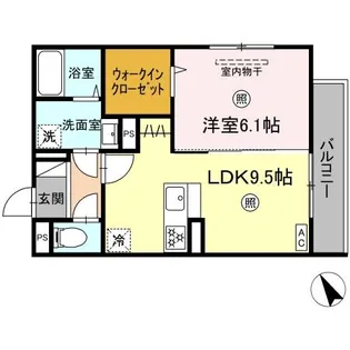 PREMILIFE牧【2階】の間取り