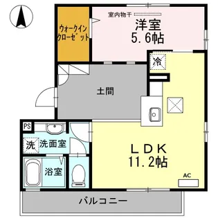 セジュール山野草【1階】の間取り