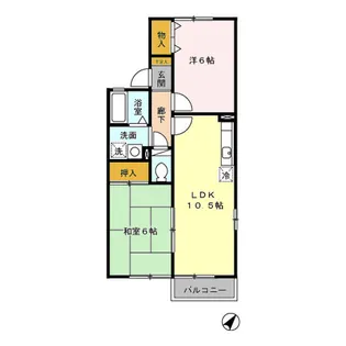 リブェールけやき Ⅰ【2階】の間取り