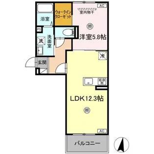 PREMILIFE賀来北【2階】の間取り