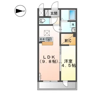 ビリーブハナゾノ(BELIEVE HANAZONO)【2階】の間取り