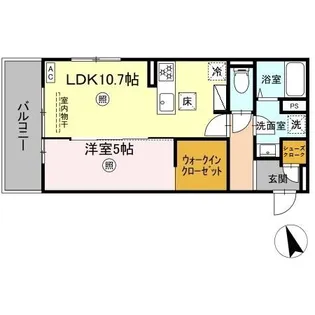 PREMILIFE須賀II【1階】の間取り