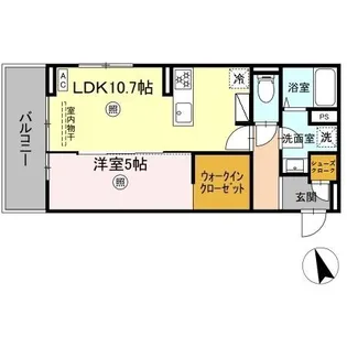 PREMILIFE須賀II【2階】の間取り