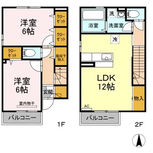 プレジール堂園III【1階】の間取り