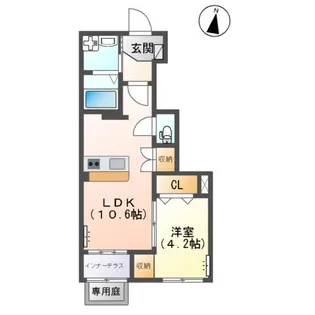 レコルト【1階】の間取り