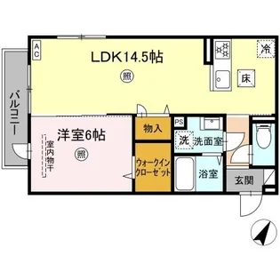 PREMILIFE羽屋【1階】の間取り