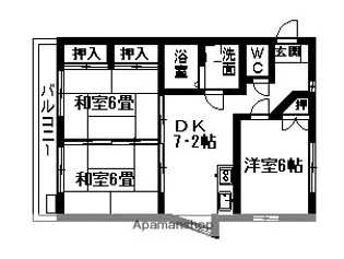フォレストBC【2階】の間取り
