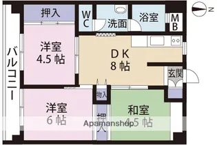 TONEビル【403号室】の間取り