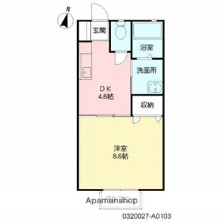 ネオブリック【1階】の間取り