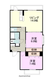 WINDOMリモージュⅡ【302号室】の間取り