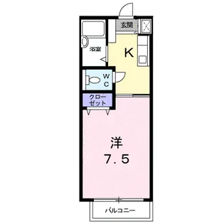 宮の前AP【2階】の間取り