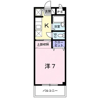 リブェール上野【2階】の間取り