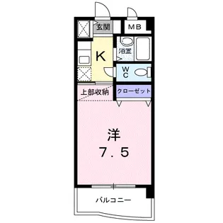 高城マナーハウス【4階】の間取り