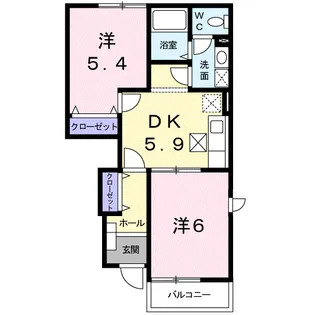 SOLEADO【1階】の間取り