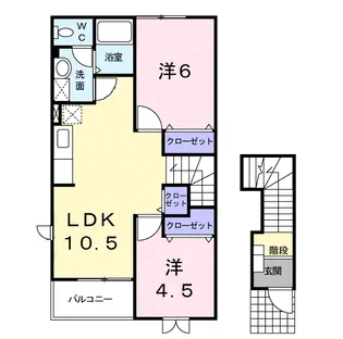 SOLEADO【2階】の間取り