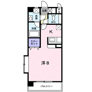 STELLA MINAMI【5階】の間取り