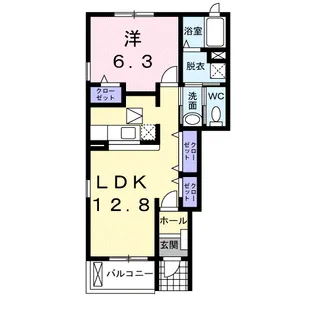 コンフォールアルモニーⅠ【1階】の間取り
