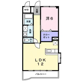 グレイス天然館【9階】の間取り
