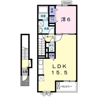 サニーブロッサム【2階】の間取り