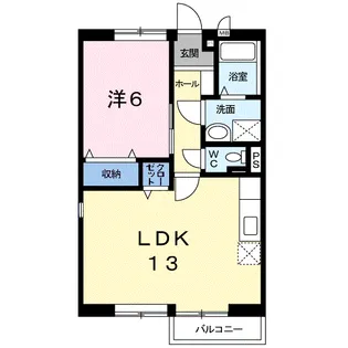 ザ・フォーレスト【2階】の間取り