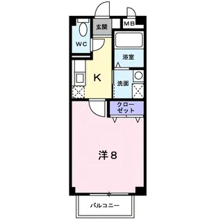 GRANDVIEW2【2階】の間取り
