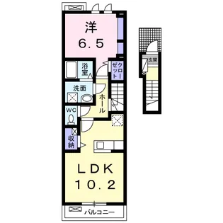 サンリットアベニューⅠ【2階】の間取り