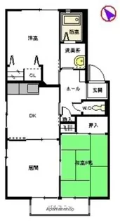 ディアス片島A【201号室】の間取り