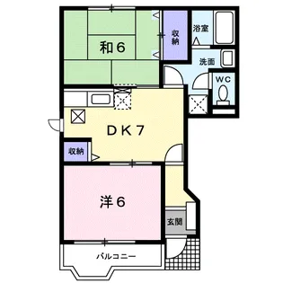 セレーネ310 A【1階】の間取り