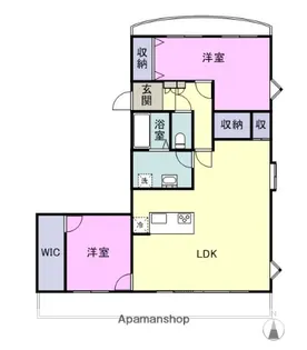 リルームス高城駅前【201号室】の間取り