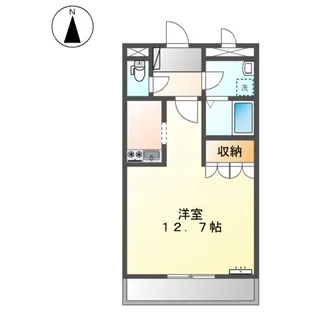 プロスパー 横尾【00206号室】の間取り