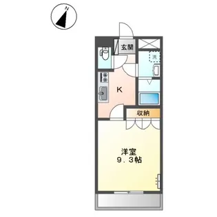 ライトニング フォレスト【00103号室】の間取り