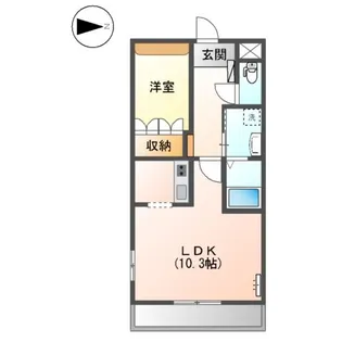 ブルーム千歳【2階】の間取り