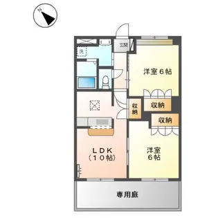 TOMARA 横尾【2階】の間取り