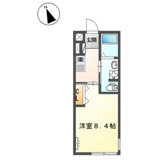 CASA 21【00101号室】の間取り