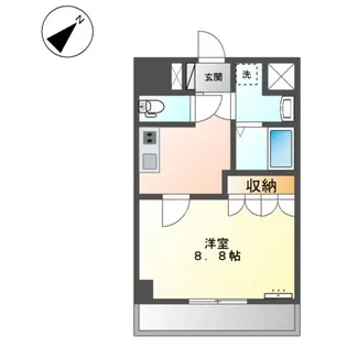 ラ・セゾン・クレール駅南【5階】の間取り