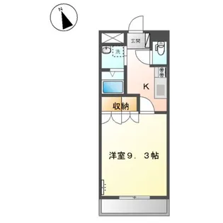 エール モーヴ ボヌール【1階】の間取り