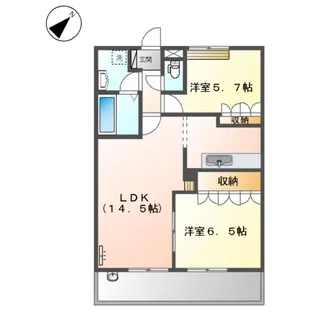 フリーダム (FREEDOM)【2階】の間取り