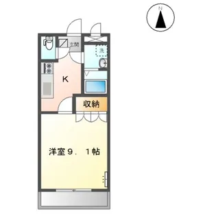 パルティーダ光吉【2階】の間取り