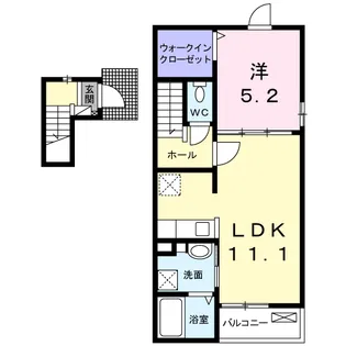モントレ【2階】の間取り