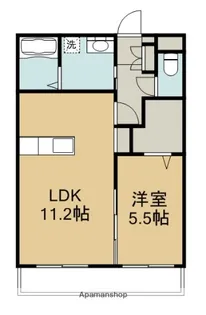 ブリュンヒルデ【3階】の間取り
