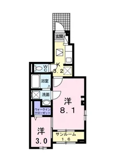 さくらそう【1階】の間取り