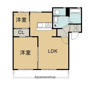 シンセリティ【101号室】の間取り